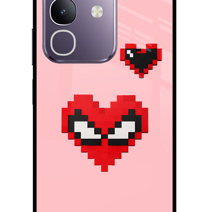 Gwen Heart Vivo T4x 5G Glass Case