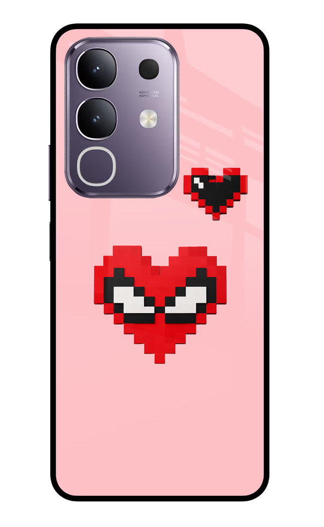 Gwen Heart Vivo T4x 5G Glass Case