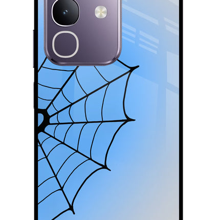 Blue Web Vivo T4x 5G Glass Case