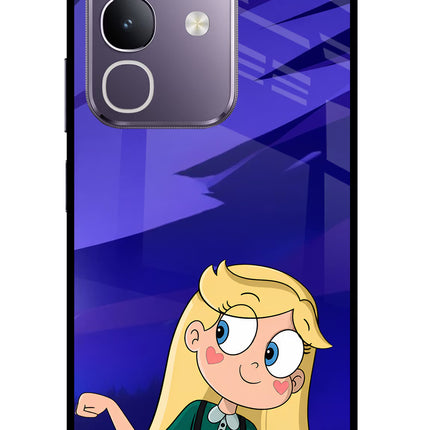 Star Glow Vivo T4x 5G Glass Case