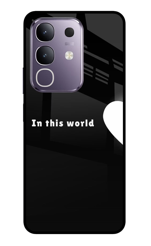 This World Vivo T4x 5G Glass Case