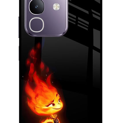 Ember Flame Vivo T4x 5G Glass Case