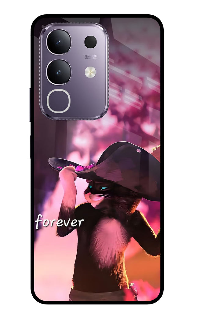 Forever Cat Vivo T4x 5G Glass Case