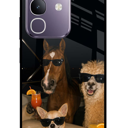 Party Squad Vivo T4x 5G Glass Case