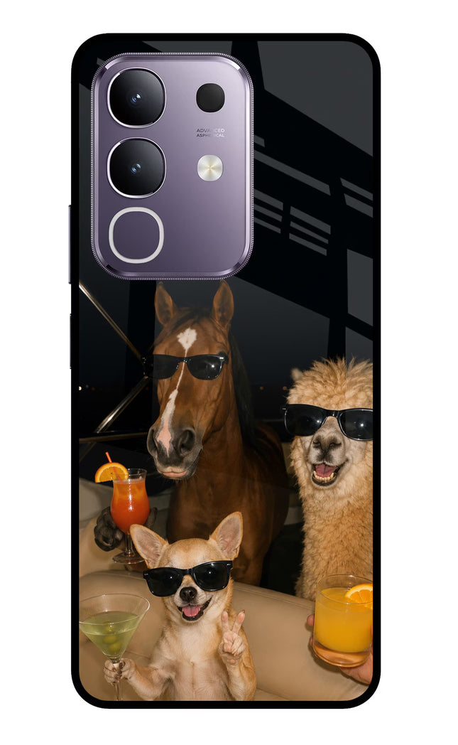 Party Squad Vivo T4x 5G Glass Case