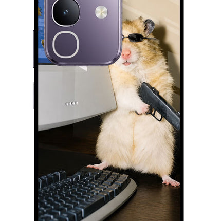 Hacker Hamster Vivo T4x 5G Glass Case
