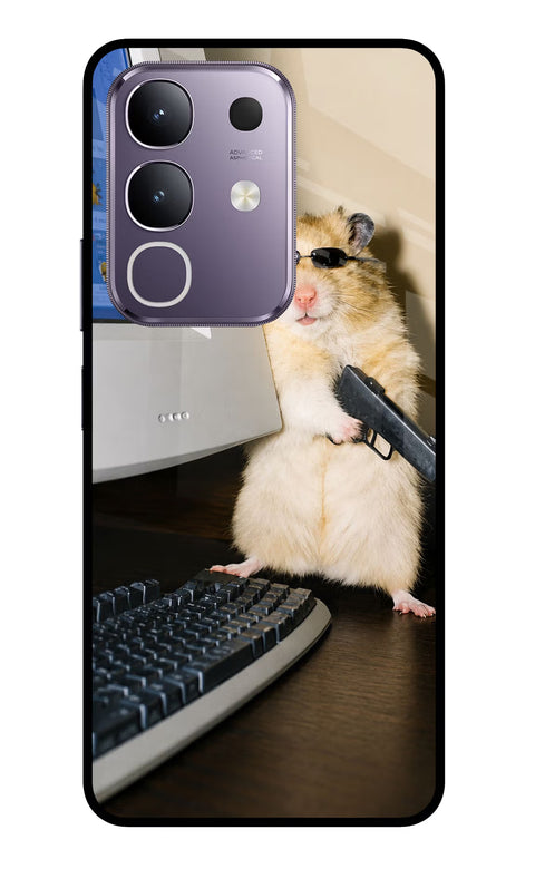 Hacker Hamster Vivo T4x 5G Glass Case