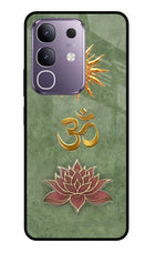Om & Lotus Vivo T4x 5G Glass Case