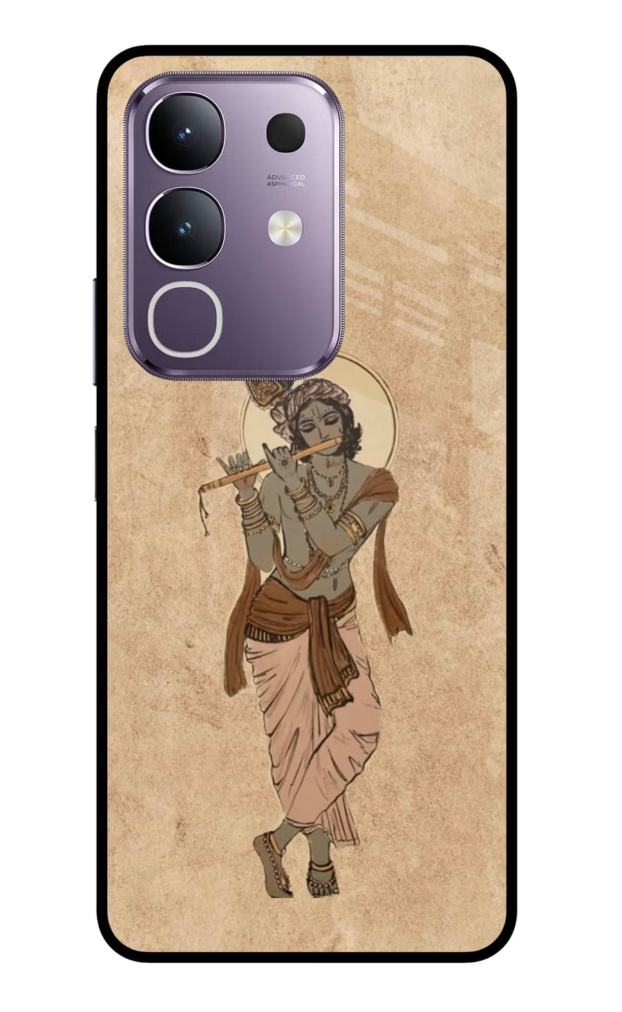Krishna Vivo T4x 5G Back Cover, Glass case