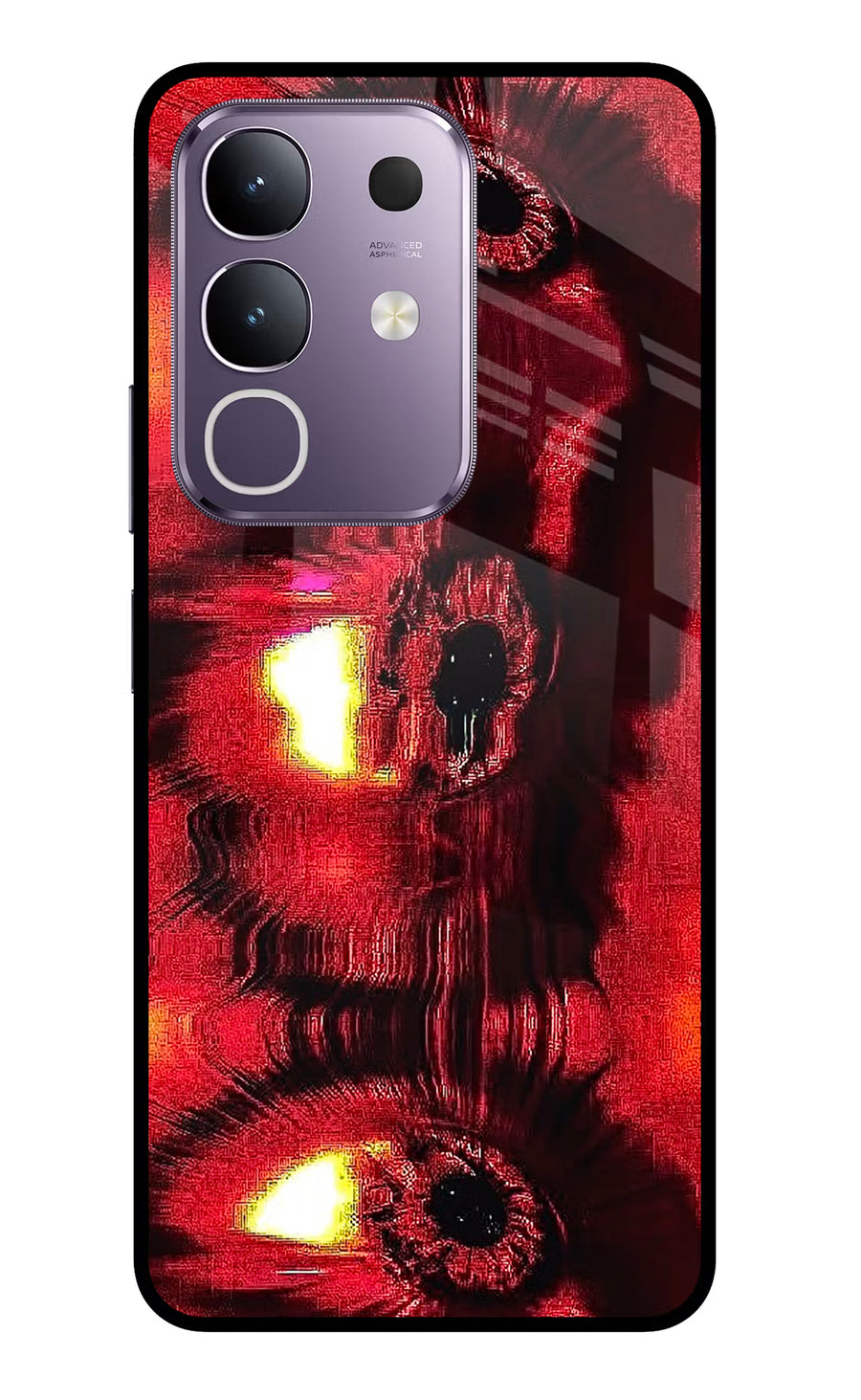 Fire Eye Vivo T4x 5G Back Cover, Glass case