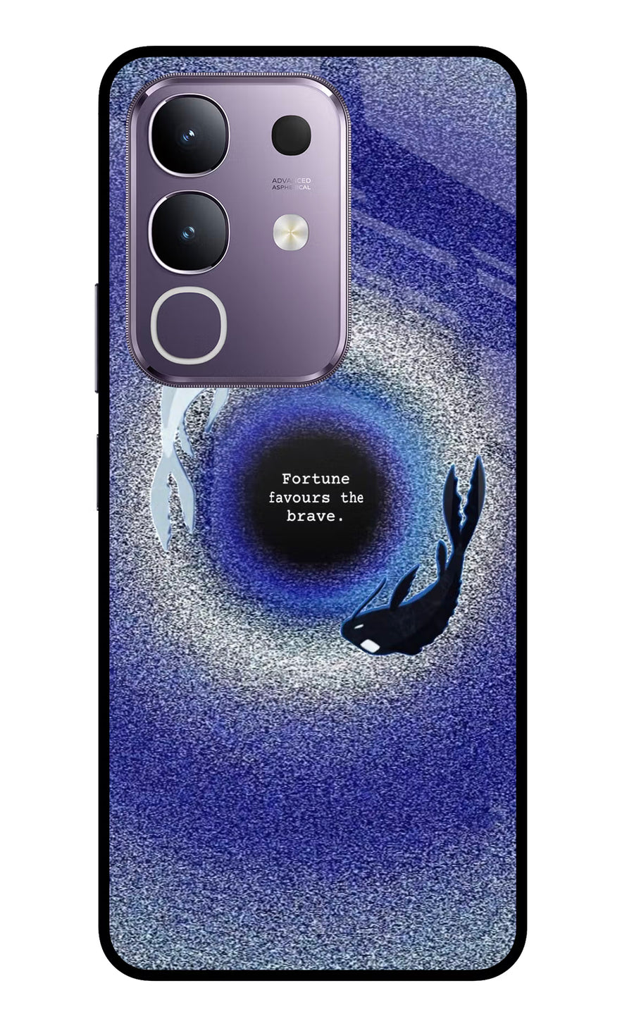 Dark Koi Vivo T4x 5G Back Cover, Glass case