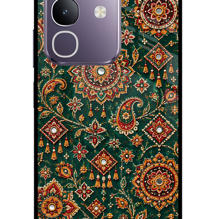 Green Pataka Vivo T4x 5G Glass Case