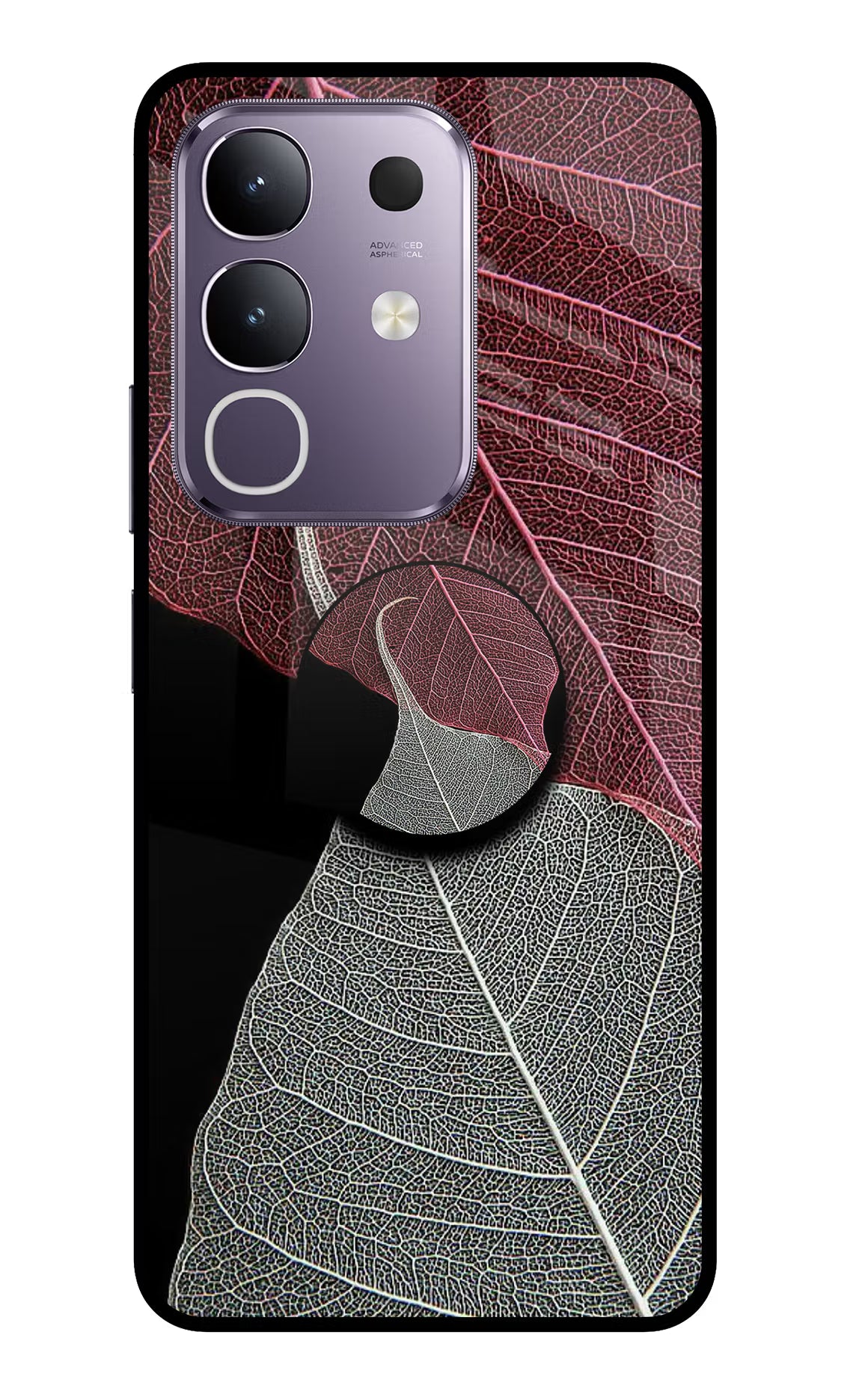 Leaf Pattern Vivo T4x 5G Pop Case by Casekaro