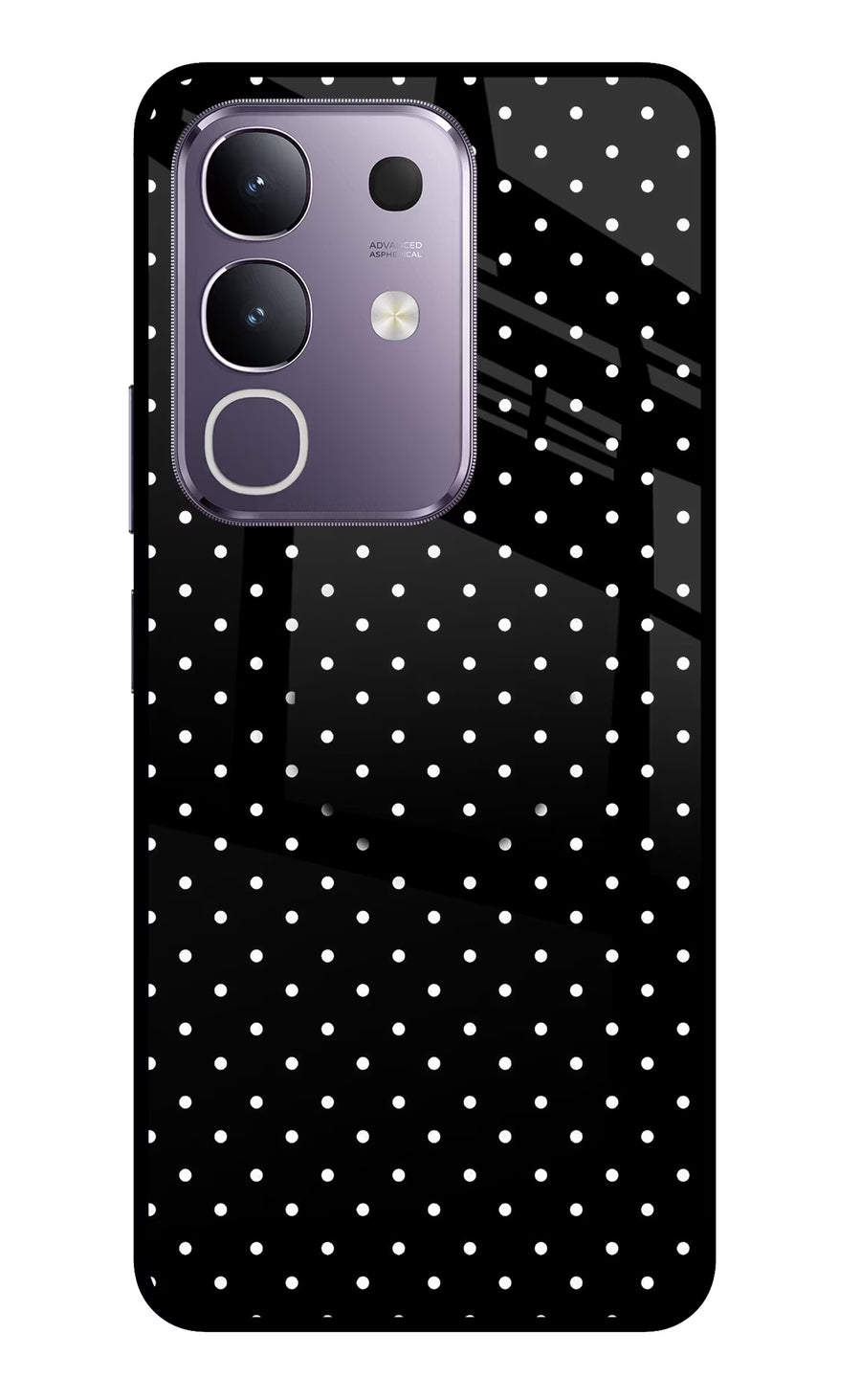 White Dots Vivo T4x 5G Pop Case, Glass case