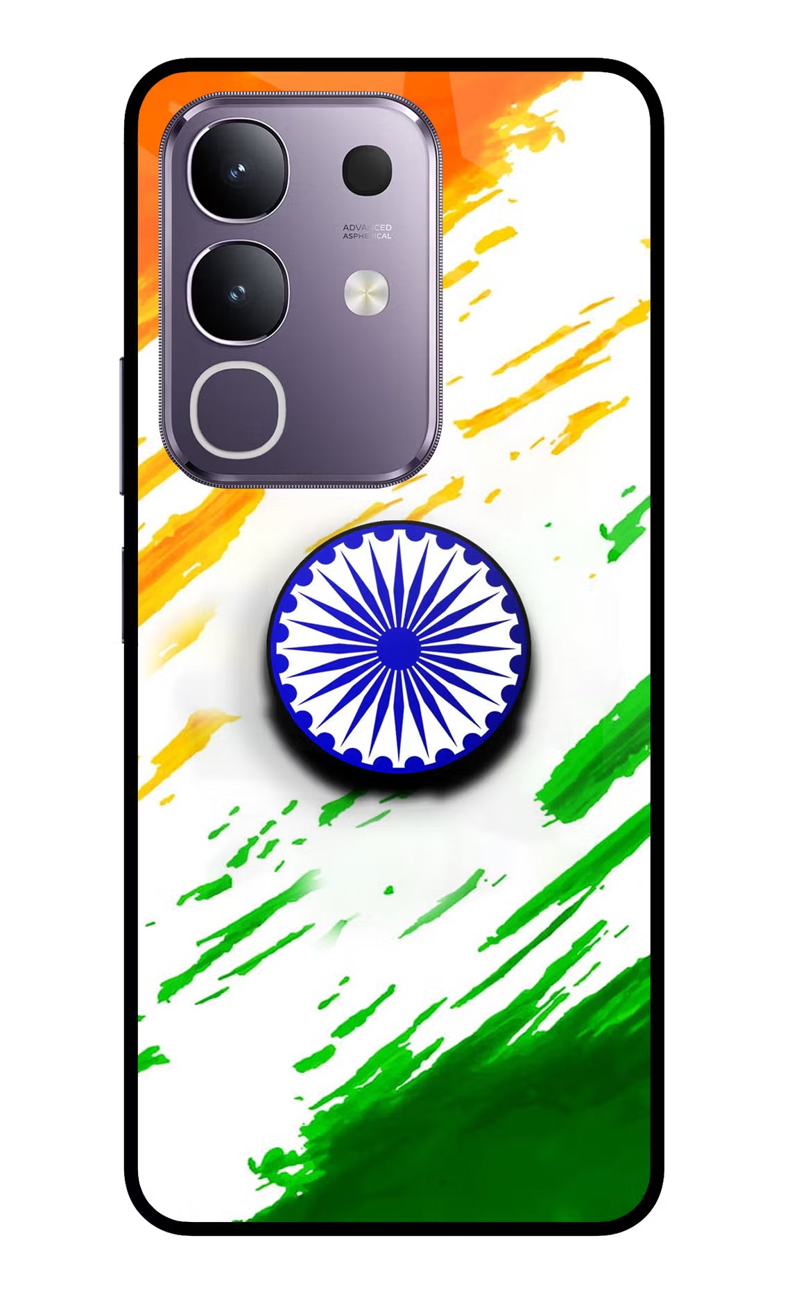 Indian Flag Ashoka Chakra Vivo T4x 5G Pop Case by Casekaro