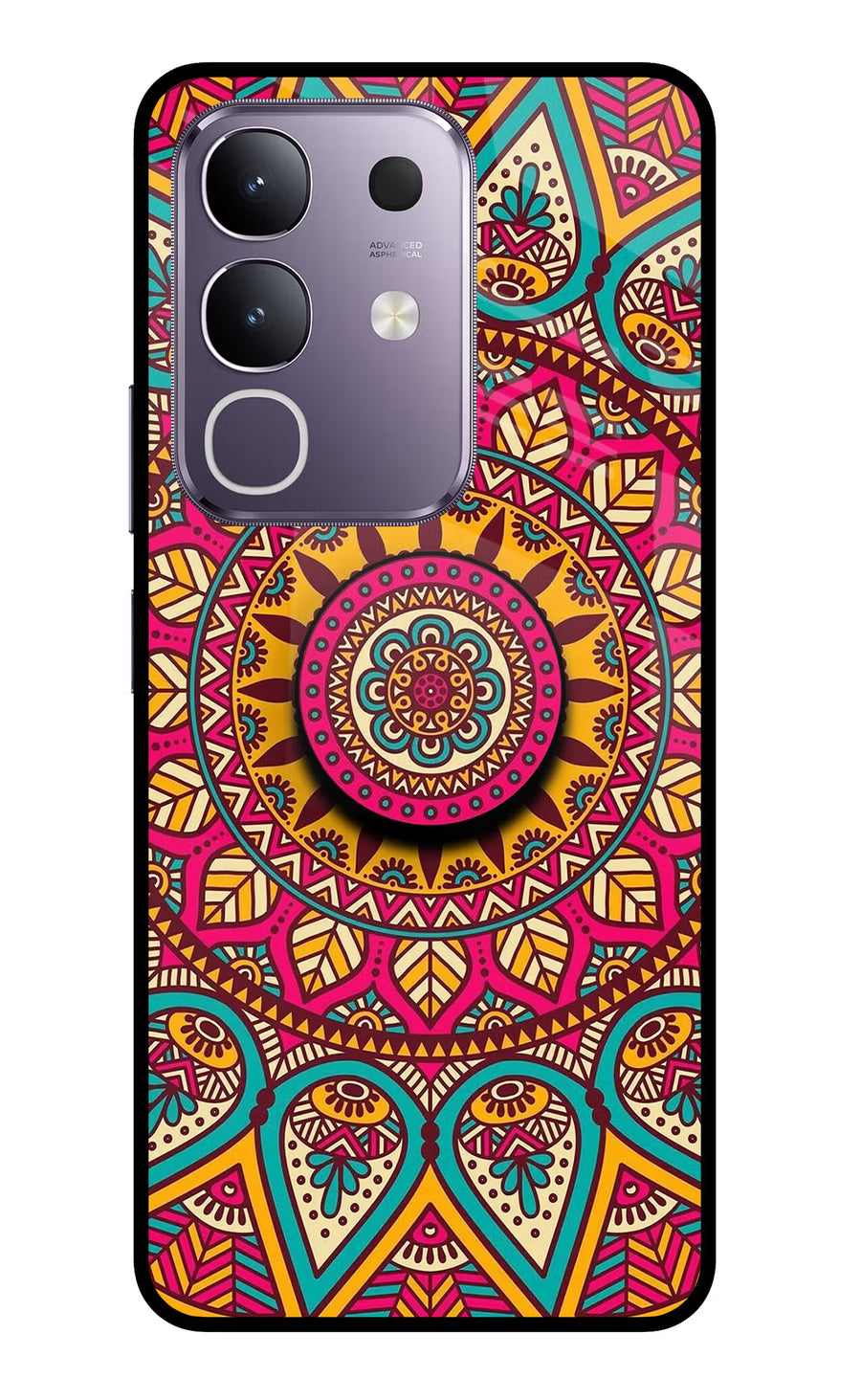 Mandala Vivo T4x 5G Pop Case, Glass case