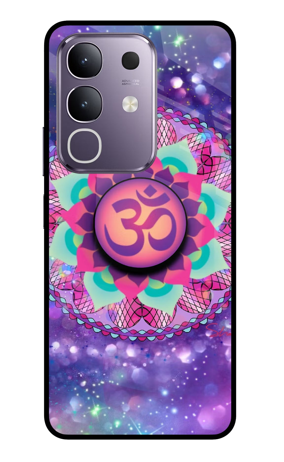 Om Purple Vivo T4x 5G Pop Case by Casekaro