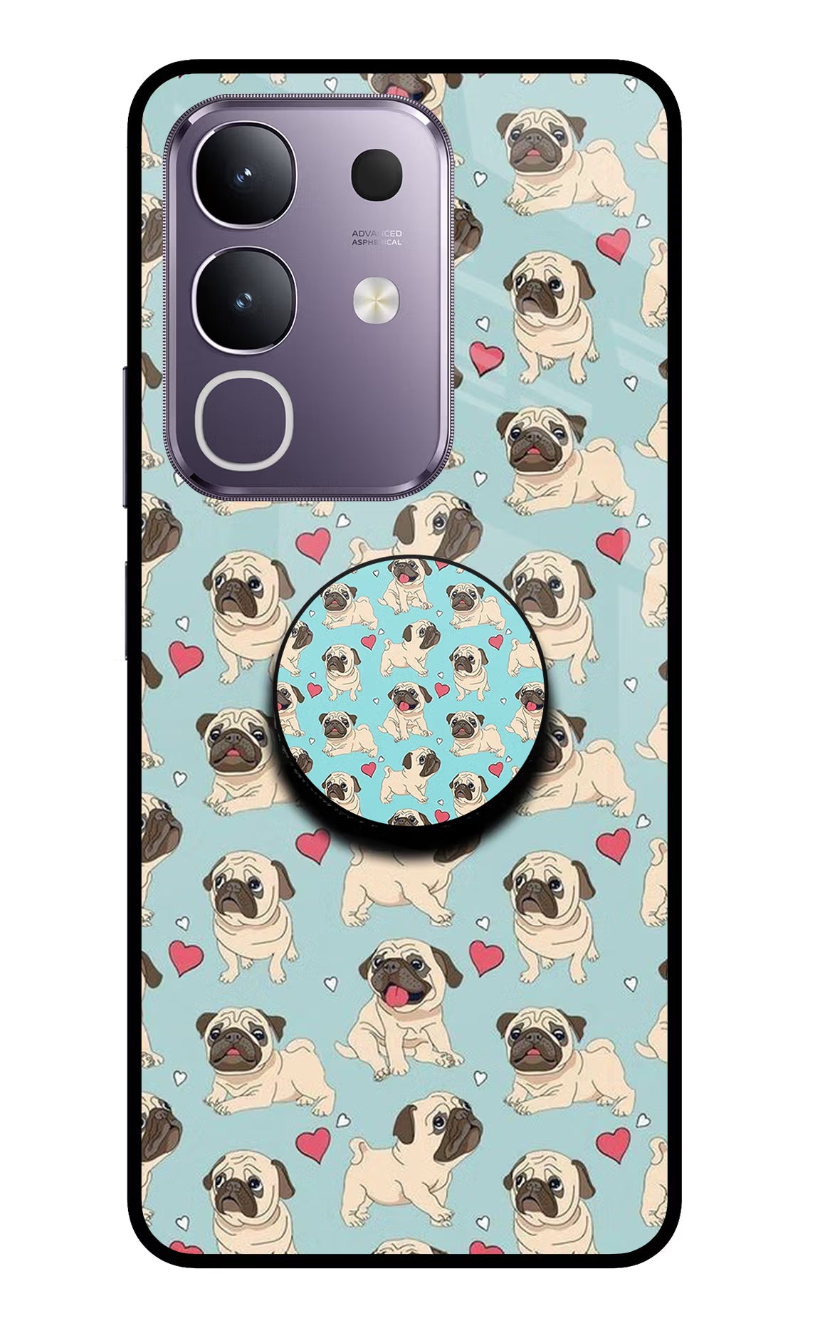 Pug Dog Vivo T4x 5G Pop Case by Casekaro