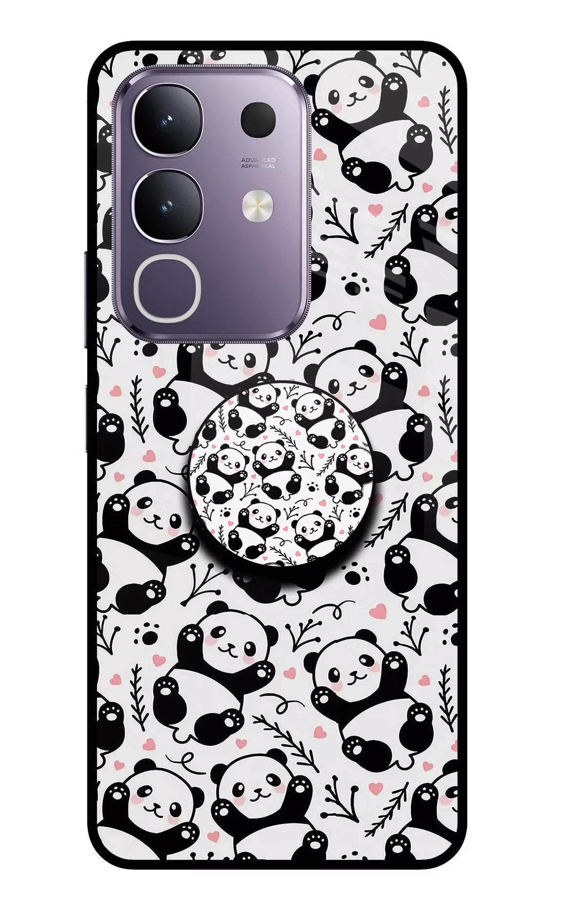 Cute Panda Vivo T4x 5G Pop Case by Casekaro