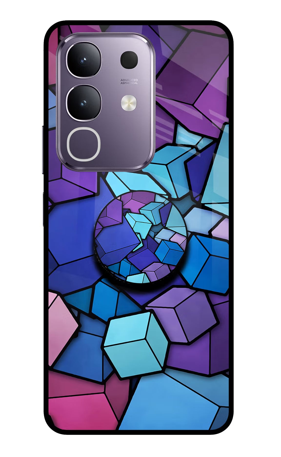 Cubic Abstract Vivo T4x 5G Pop Case by Casekaro