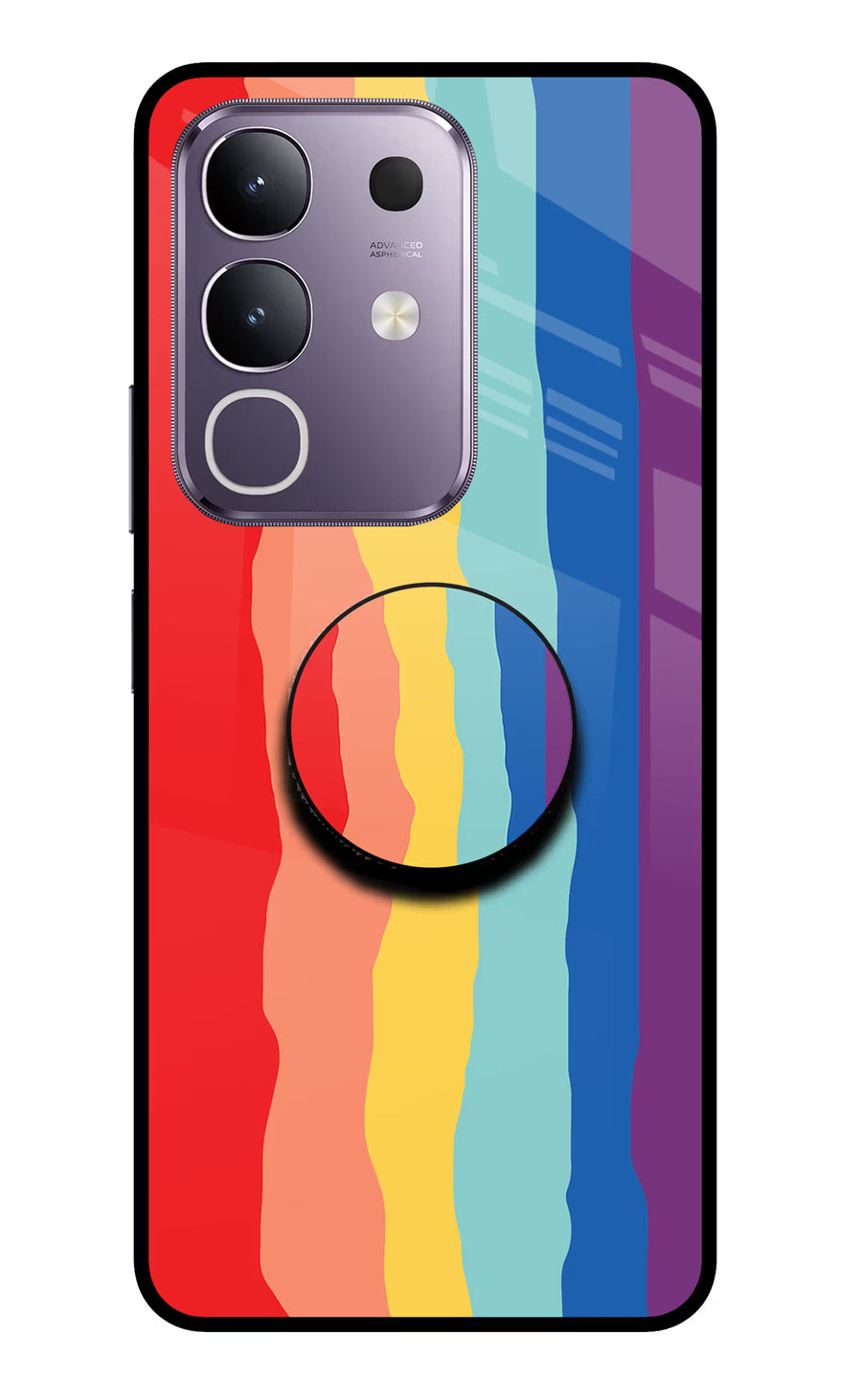 Rainbow Vivo T4x 5G Pop Case, Glass case