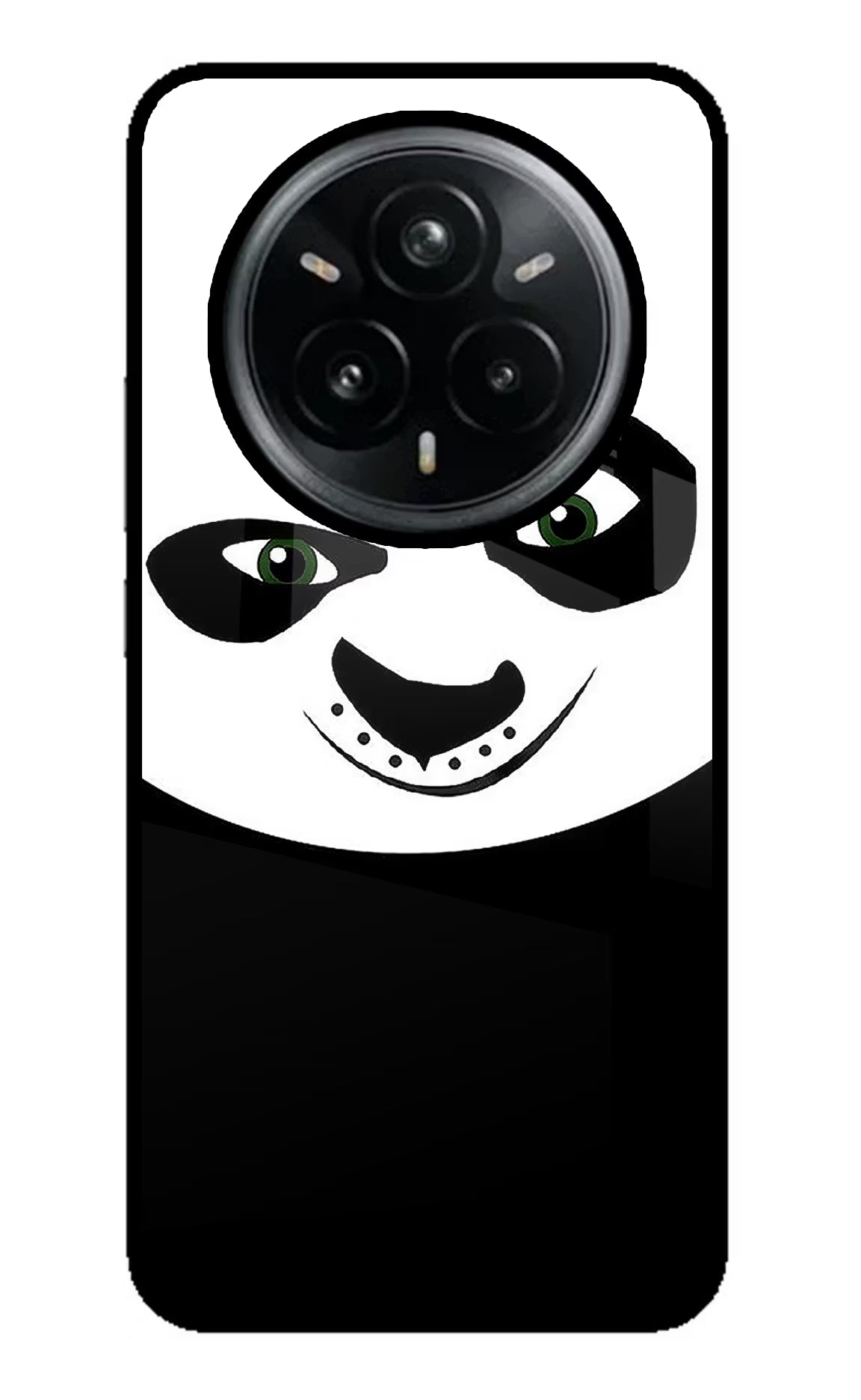 Panda Realme 14 Pro Plus 5G Glass Case Back Cover by Casekaro