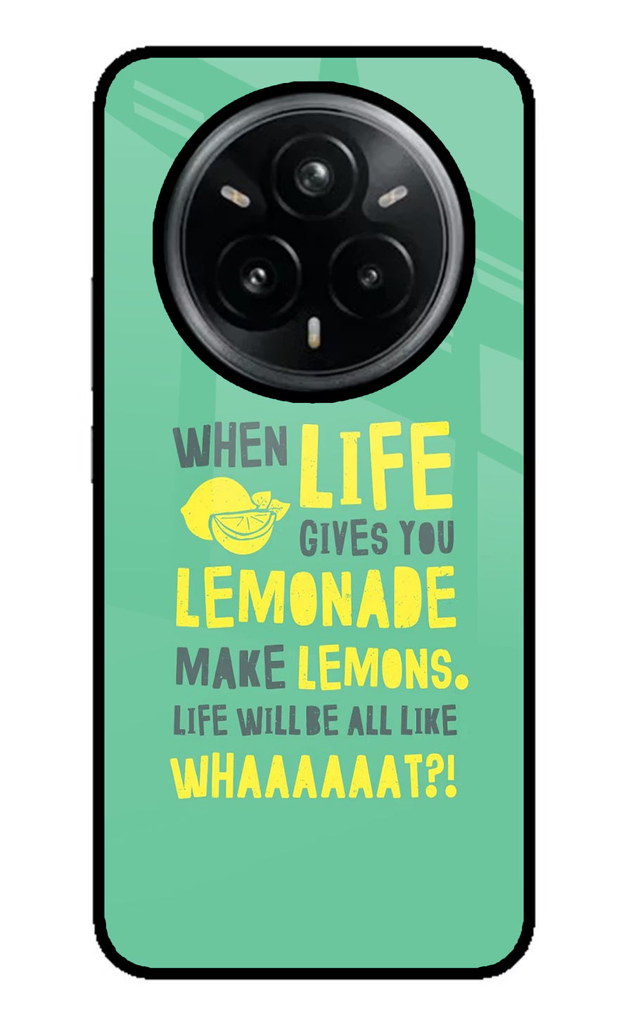 Quote Realme 14 Pro Plus 5G Back Cover, Glass case