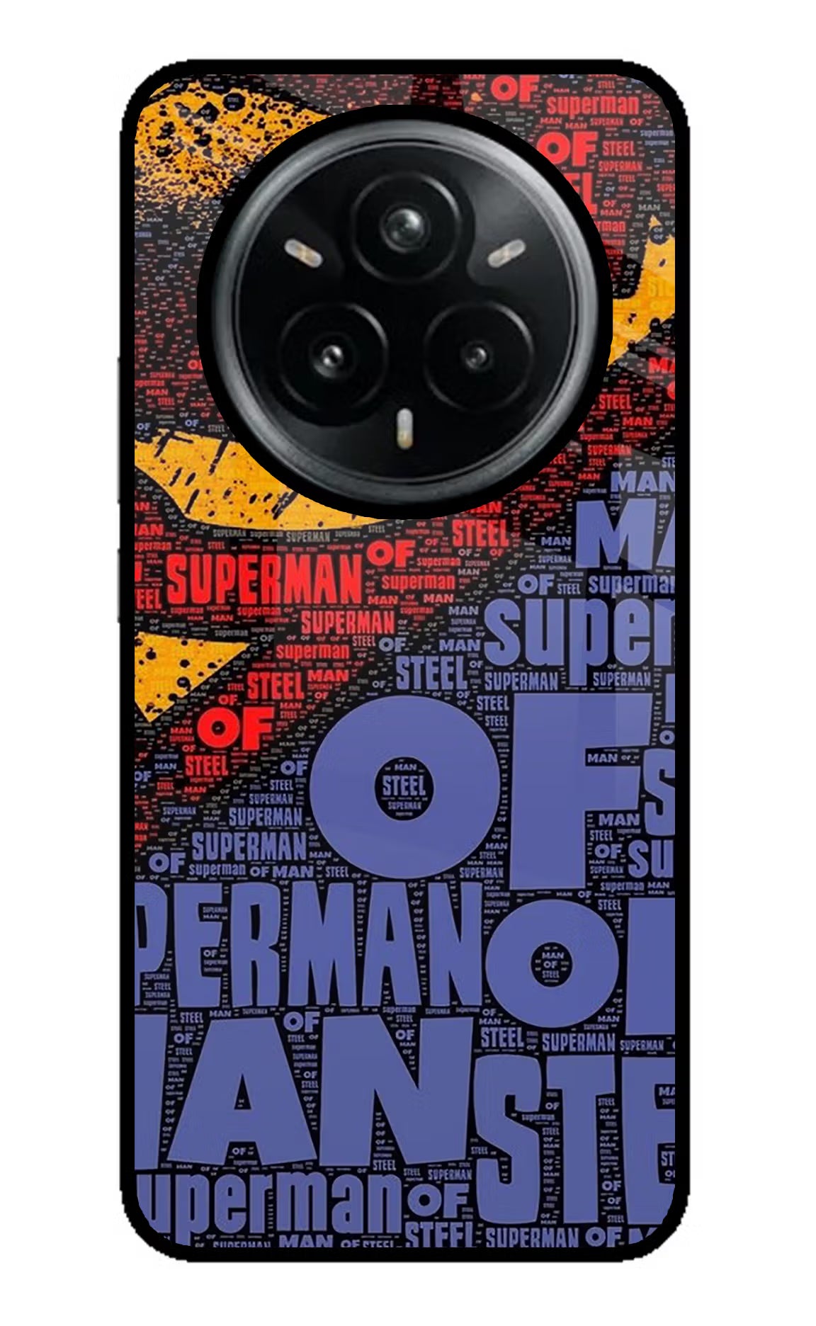 Superman Realme 14 Pro Plus 5G Glass Case Back Cover by Casekaro
