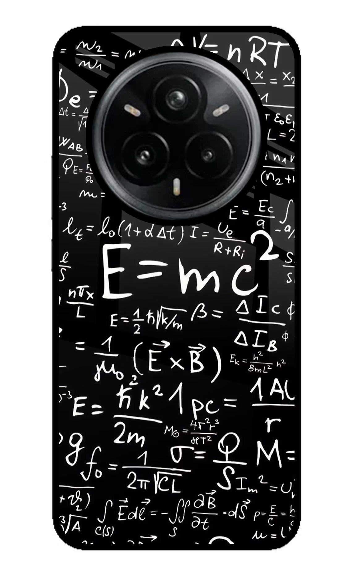 Physics Formula Realme 14 Pro Plus 5G Glass Case Back Cover by Casekaro