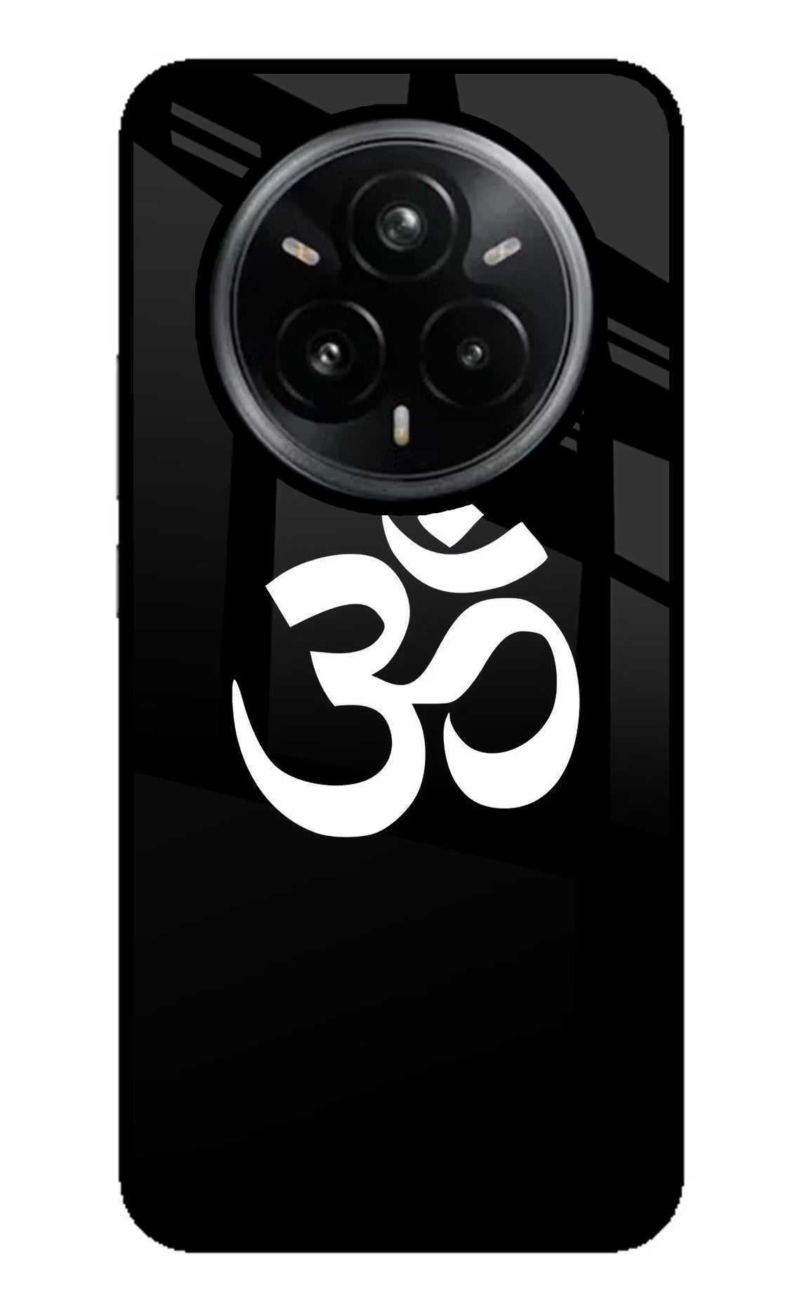 Om Realme 14 Pro Plus 5G Glass Case Back Cover by Casekaro