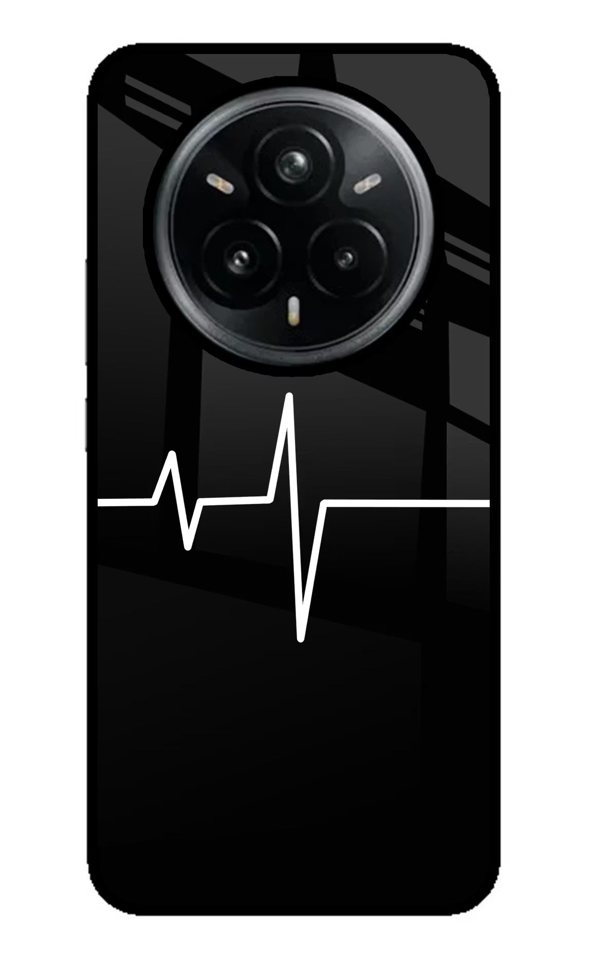 Heart Beats Realme 14 Pro Plus 5G Glass Case Back Cover by Casekaro