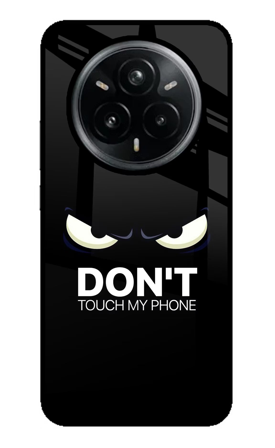 Don'T Touch My Phone Realme 14 Pro Plus 5G Glass Case Back Cover by Casekaro