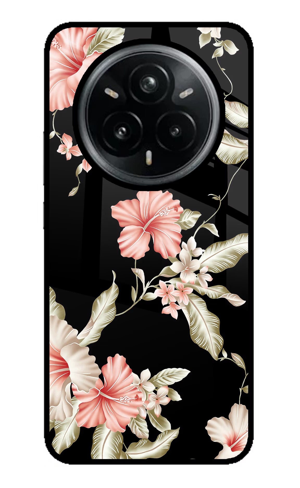 Flowers Realme 14 Pro Plus 5G Glass Case Back Cover by Casekaro