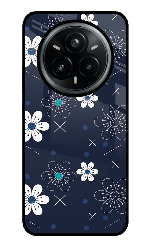 Flowers Realme 14 Pro Plus 5G Glass Case