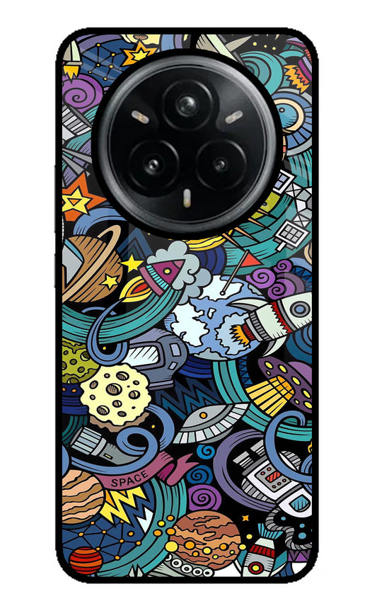 Space Abstract Realme 14 Pro Plus 5G Glass Case