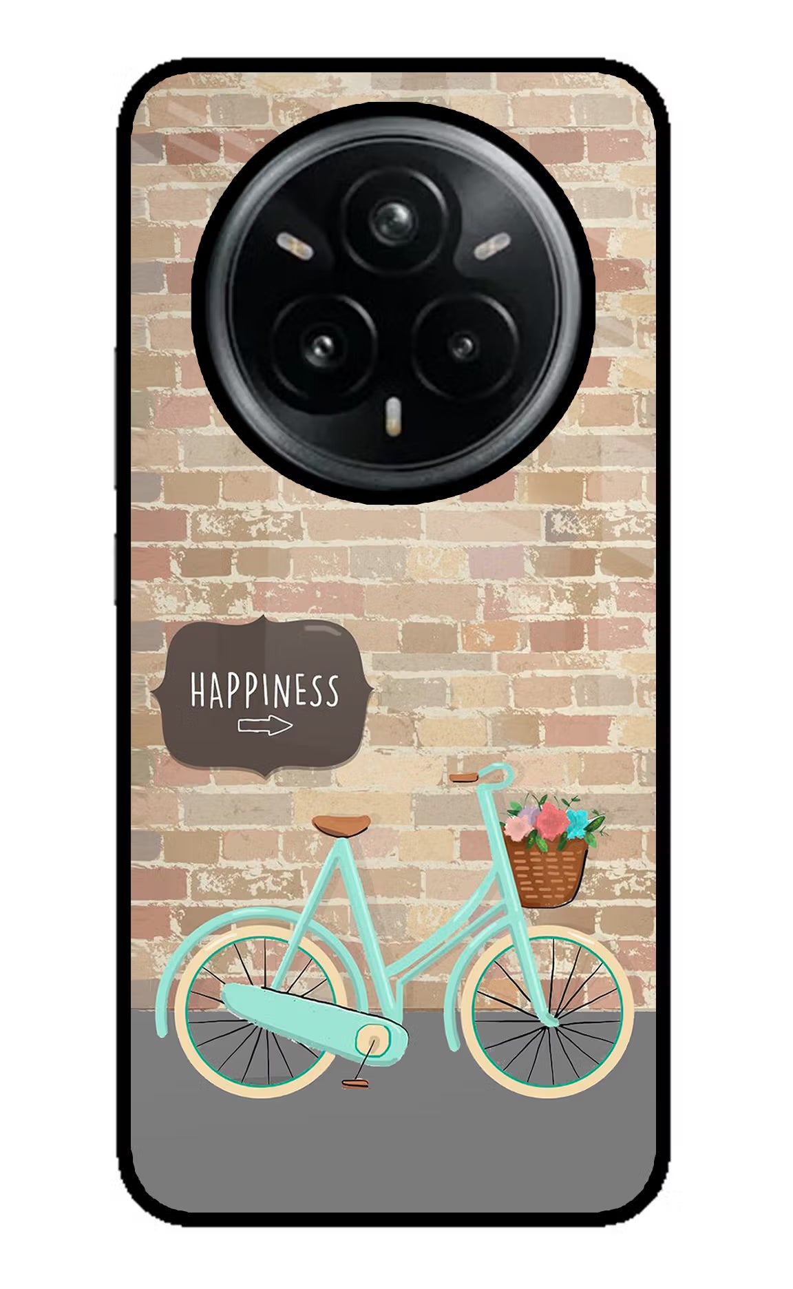 Happiness Artwork Realme 14 Pro Plus 5G Glass Case Back Cover by Casekaro