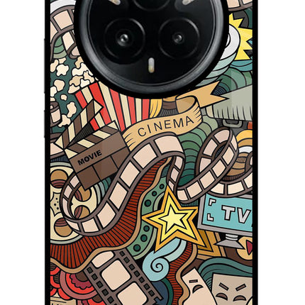 Cinema Abstract Realme 14 Pro Plus 5G Glass Case