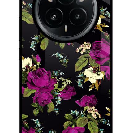 Flowers Realme 14 Pro Plus 5G Glass Case