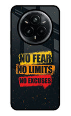 No Fear No Limits No Excuse Realme 14 Pro Plus 5G Glass Case