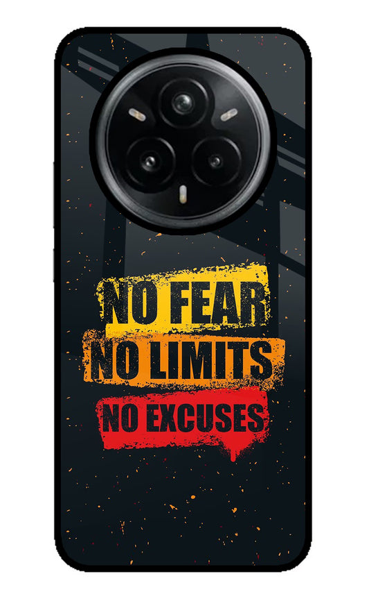 No Fear No Limits No Excuse Realme 14 Pro Plus 5G Glass Case