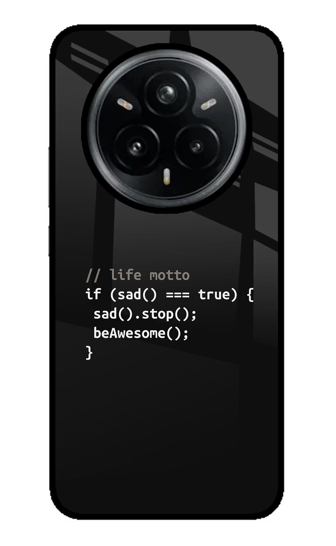 Life Motto Code Realme 14 Pro Plus 5G Glass Case