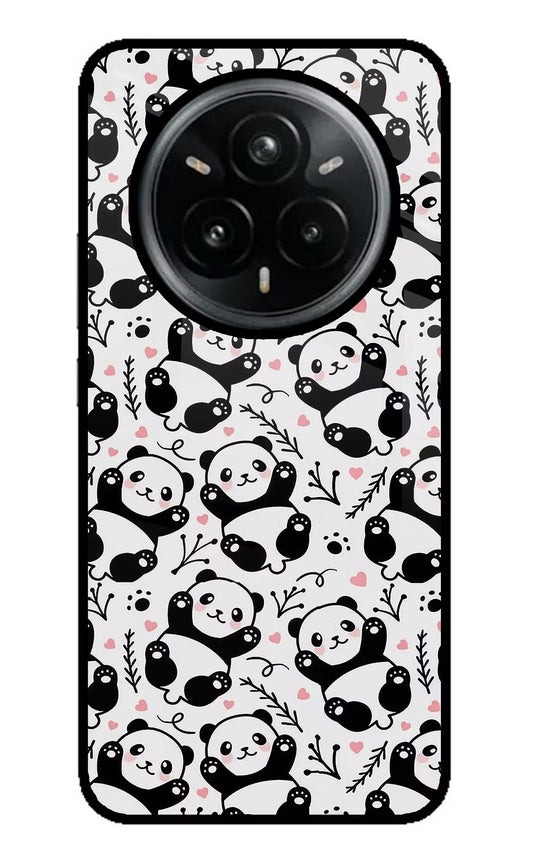 Cute Panda Realme 14 Pro Plus 5G Glass Case