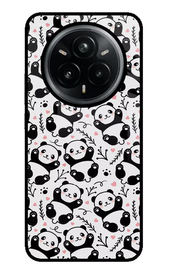 Cute Panda Realme 14 Pro Plus 5G Glass Case