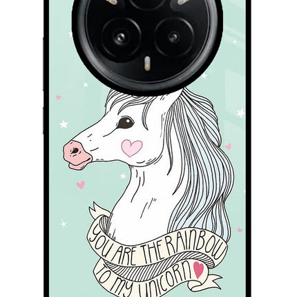 Unicorn Wallpaper Realme 14 Pro Plus 5G Glass Case