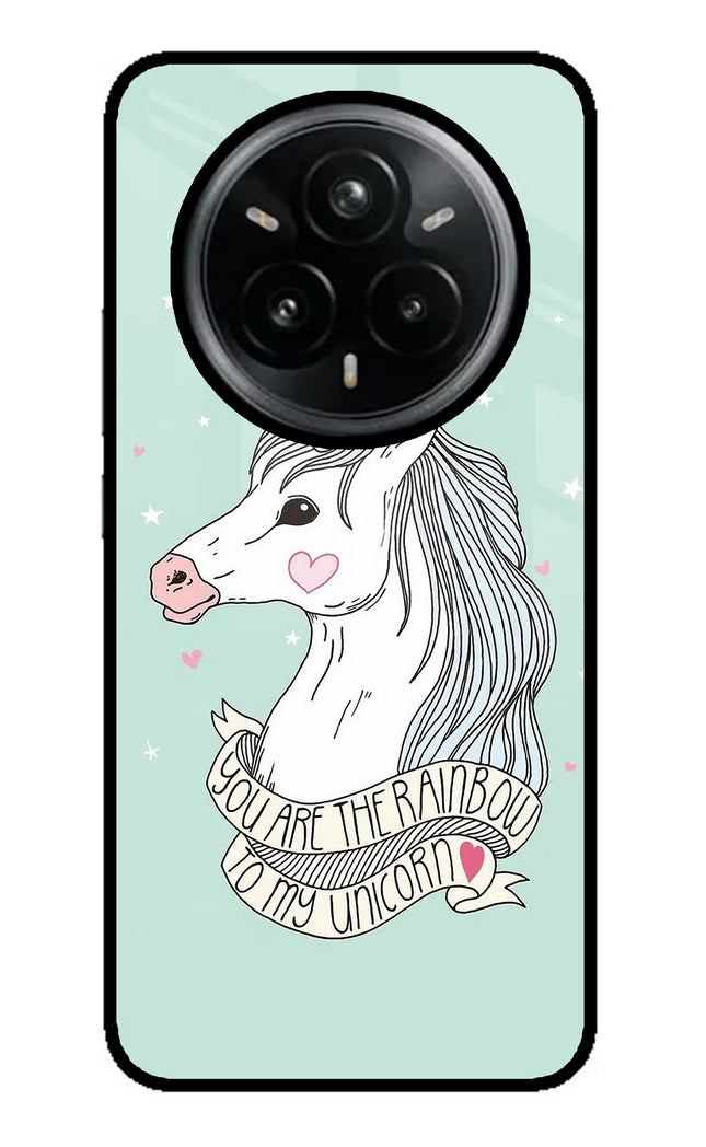 Unicorn Wallpaper Realme 14 Pro Plus 5G Glass Case