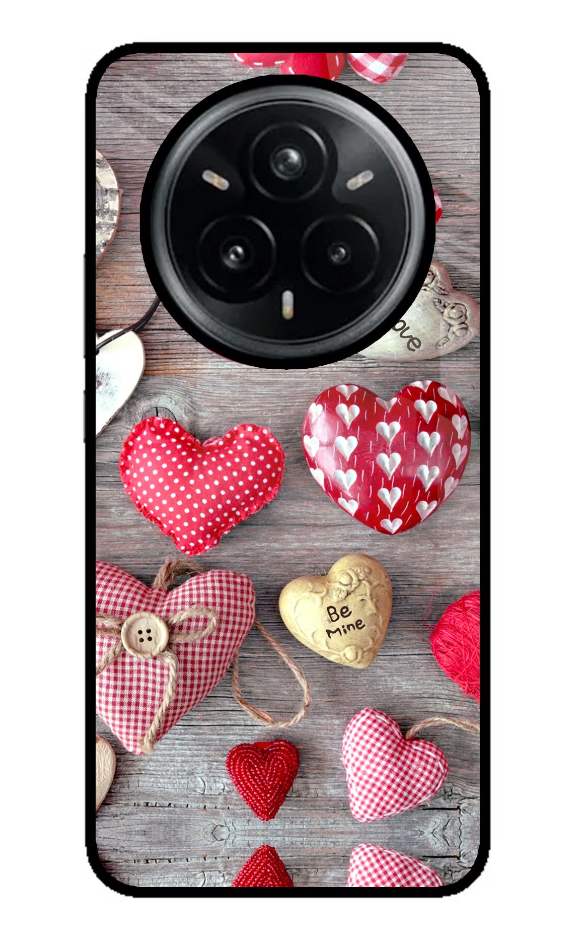 Love Wallpaper Realme 14 Pro Plus 5G Glass Case Back Cover by Casekaro