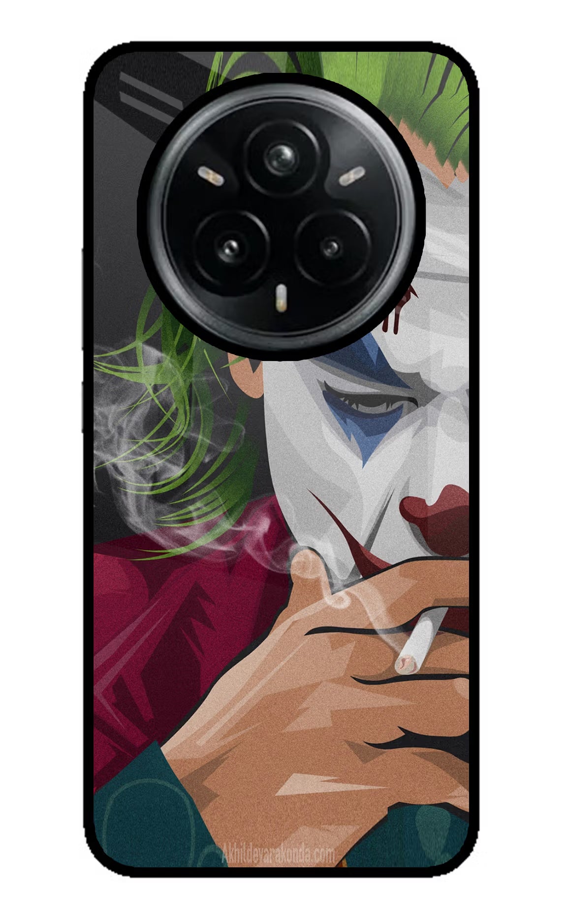 Joker Smoking Realme 14 Pro Plus 5G Glass Case Back Cover by Casekaro