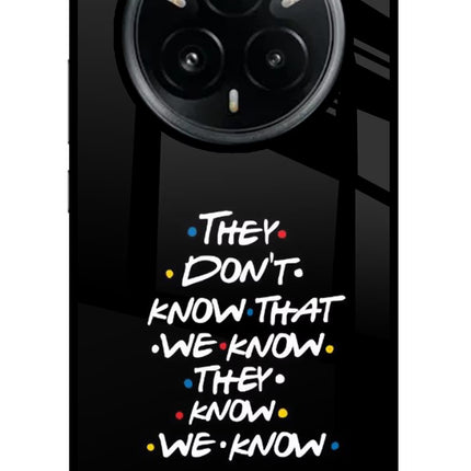 FRIENDS Dialogue Realme 14 Pro Plus 5G Glass Case
