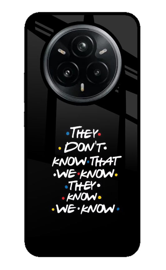 FRIENDS Dialogue Realme 14 Pro Plus 5G Glass Case