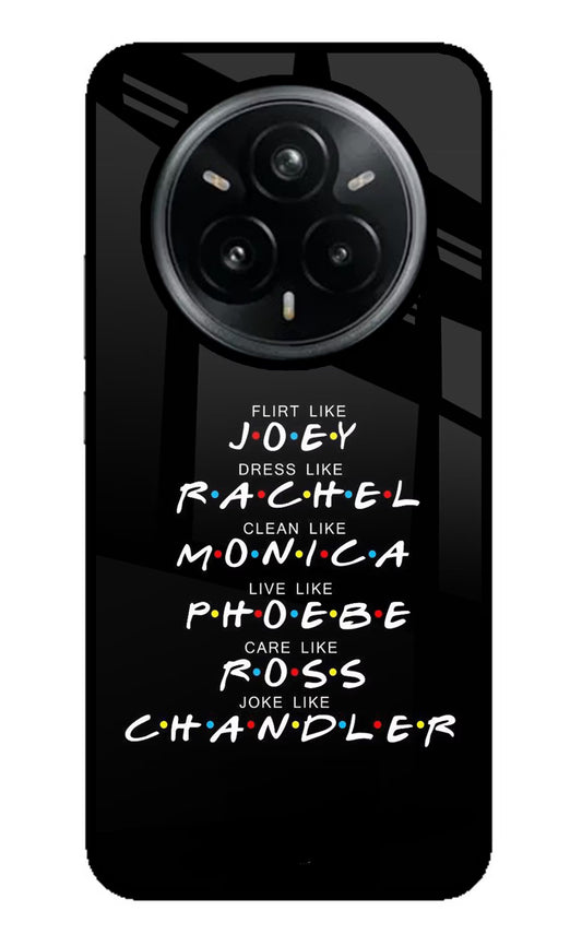 FRIENDS Character Realme 14 Pro Plus 5G Glass Case